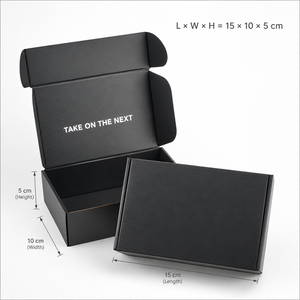 Scatola da Spedizione Personalizzata in Cartone Ondulato Nero con Stampa a Colori Ecologica per Imballaggio - Product Image 4