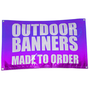 Factory Custom PVC Vinyl Advertising Flags & Event Banners Weatherproof for Outdoor Promotion