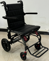 Silla de Ruedas Comercial YRZK-Z005 Más Vendida, Reclinable, con Inclinación, para Transferencia Bariátrica, con Brazos Abatibles, de Aleación de Aluminio, Capacidad de 180 kg