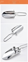 Accessoires de cuisine en acier inoxydable, outil de jardinage, petite pelle de plantation, mini pelle à fleurs pliable, pelle à glace, pelle de camping
