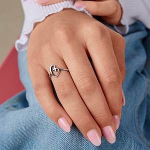 Anello Corona da Principessa in Argento Puro S925, Anello Retrò Raffinato, Regalo <span class=keywords><strong>Serie</strong></span> <span class=keywords><strong>Amore</strong></span> Materno - Product Image 4
