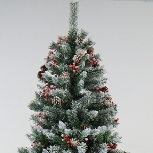 2026 Arbre <span class=keywords><strong>de</strong></span> Noël en PVC en gros Arbres <span class=keywords><strong>de</strong></span> Noël <span class=keywords><strong>de</strong></span> haute qualité avec pommes <span class=keywords><strong>de</strong></span> pin <span class=keywords><strong>et</strong></span> baies rouges - Product Image 2