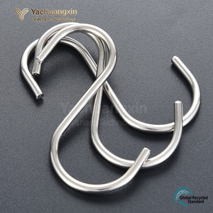 Stainless Steel Silver Round Cross Bar Multi-Purpose <b>S</b>-Type <b>S</b>-<b>Hook</b> with Polish Finish Model GJ China for General Industry Use - Product Image 6