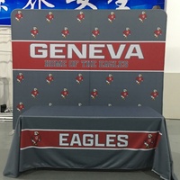 Mur de panneaux en tissu pour salon professionnel |   Stand d'exposition extérieur en polyester avec structure tendue