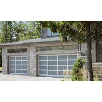 Porte de garage sectionnelle double Prima, grande taille, automatique et isolée, pour garage à deux voitures