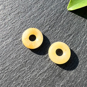15mm טבעי אבן ירקן אבן אגת קריסטל רוז קוורץ טייגר עין בטיחות אבזם עגול סופגנייה עבור DIY צמיד שרשרת עגיל - Product Image 6