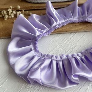 Cinta de Satén Plisada de Color Sólido Romántico de 5 cm, Personalizable, para Adorno de Vestidos de Noche y Dobladillos de Faldas, 1 Metro/unidad - Product Image 2