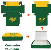Boîte d'emballage personnalisée pour poulet frit, sac en papier, emballage alimentaire à emporter avec logo, fabricant d'emballages pour la restauration rapide OEM