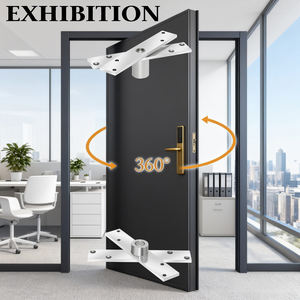 Современная вращающаяся 360 градусов нержавеющая сталь Скрытая сверхмощная Скрытая дверная петля Поворотная 6 мм Толщина - Product Image 2