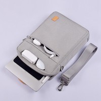 Tas bahu pembawa Tablet 9-11 inci, sarung pelindung empuk untuk iPad Pro 11 2022-2018 10.9 Air 5 generasi ke-4 Galaxy Tab S9 S8
