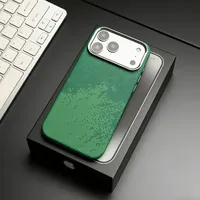 Coque de téléphone antichoc à motif fibre de carbone avec chargement magnétique sans fil compatible avec iPhone 17 Air 16 15 14 13 12 Pro Max