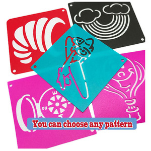 <span class=keywords><strong>Pochoir</strong></span> de lettres en plastique écologique, personnalisé, nouveau Design, bricolage, peinture artistique, modèles de dessin, pour enfants, pièces - Product Image 3
