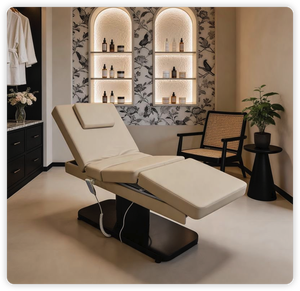 3 Motors Electric Facial Bed Multifunctional <b>Adjustable</b> Spa Massage <b>Table</b> Luxury Medical Treatment Salon Beauty Chair Bed - Product Image 2