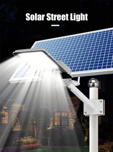 Lampadaire solaire étanche à LED pour jardin, cour, parking, route, <span class=keywords><strong>garage</strong></span>, éclairage extérieur de sécurité du crépuscule à l'aube - Product Image 2