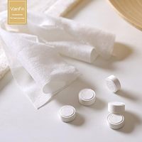 Portable Outdoor Travel Camping Nonwoven Plaid Towel Disposable Soft Durable Bath Cleaning Hotel Beauty Salon Use Compressed