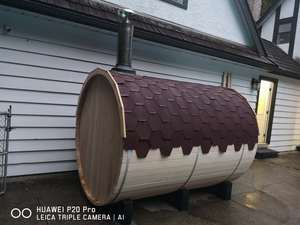 Sala de sauna seca de madera para exteriores de cedro rojo más vendida sauna de uso doméstico - Product Image 5