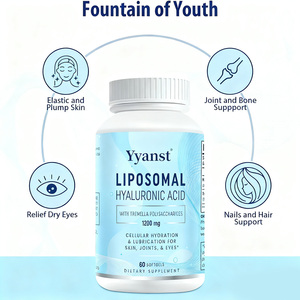 Cápsulas liposomales OEM para aliviar los ojos secos, soporte para la piel, articulaciones, uñas, salud, cápsulas de ácido hialurónico - Product Image 3