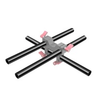Tige d'extension de rail de 15mm pour caméra Matte Box Follow Focus Cage Extended /10/25/30/40/50cm