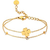 Gelang Rantai Satelit 3 Lapis Baja Anti Karat Unisex Trendy dengan Ukiran Laser Nama Pasangan, Poles Halus