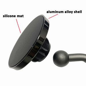 <span class=keywords><strong>Support</strong></span> magnétique universel flexible pour téléphone et tablette, avec adaptateur à rotule de 17 mm, pour bureau, remplacement, fixation magnétique puissante - Product Image 4