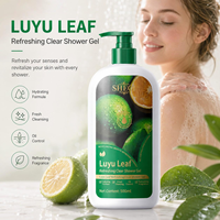 Gel Douche Purifiant et Hydratant OEM aux Feuilles de Pomelo Vert, Contrôle du Sébum, Soin Corporel, Marque Privée
