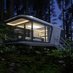 Casa Prefabbricata di Lusso Mobile 20ft/40ft, Cabina Tiny Apple con Cucina e Bagno per Spiaggia - Product Image 3