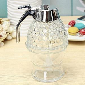 Juice Syrup Cup <strong>Bee</strong> Drip Dispenser Kettle <strong>Kitchen</strong> <strong>Accessories</strong> Honey Jar Container Storage Pot Stand Holder Squeeze Bottle - Product Image 6