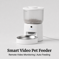 Distributeur automatique de nourriture pour animaux de compagnie 3L avec application WiFi, télécommande, minuterie et caméra pour chats et chiens