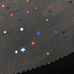 Sao Long Lanh Sequin Kim Loại Vải Tuyn Cô Dâu Giáng Sinh Đảng Trang Trí 100% Polyester Cưới Long Lanh Vải Tuyn Vải - Product Image 5