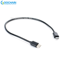 Kabel Data dan Pengisian Daya USB 5 Pin Tipe C ke Micro B PVC untuk Perangkat Port Micro, Ponsel Android, Laptop