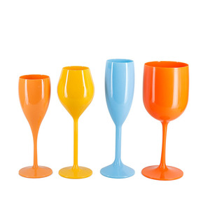 Infrangibile Flute di Champagne Nero/Giallo <span class=keywords><strong>Rosa</strong></span> di Plastica Calice di Vetro BPA Libero Tritan <span class=keywords><strong>Calici</strong></span> Per Feste Calice di Vino di Vetro - Product Image 3