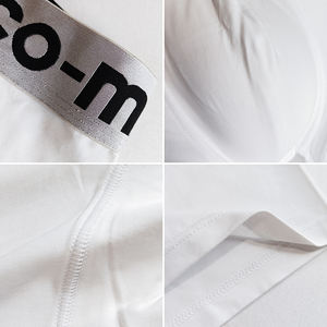 Bóxer de bambú de primera calidad, ropa interior con logotipo grande, venta al por mayor, <span class=keywords><strong>calzoncillos</strong></span> bóxer de pierna larga transpirables con parte delantera abierta de tiro medio, <span class=keywords><strong>Calzoncillos</strong></span> Bóxer personalizados para hombre - Product Image 6