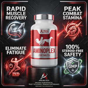 Marca Privada |   Tabletas Racing Rooster Aminoplex 100 Unidades, Potenciador de Aminoácidos de Alta Potencia, Refuerzo Inmunológico de Alta Proteína, Anti-Fatiga - Product Image 4