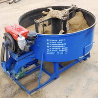Bétonnière électrique à cuve forçée 350L pour mortier et ciment, pour machines à béton