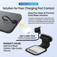 Bouchon anti-poussière en alliage d'aluminium pour téléphone portable, type C USB C, protection contre la poussière pour smartphone et tablettes