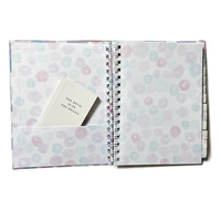 Carnet de notes personnalisé à spirale avec couverture rigide, agenda quotidien, hebdomadaire, mensuel, organiseur de planification, carnet de notes pour l'école et le bureau