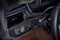 Kit de rénovation intérieure en fibre de carbone pour Audi A4 A5 S4 S5, garnitures de portières, console centrale, tableau de bord, style sport personnalisé, amélioration