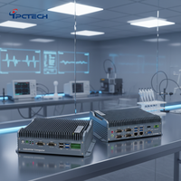 Computadora Industrial Integrada Qiyang con CPU I3/i5/i7, Sistema Linux/Windows/Ubuntu, Mini PC Industrial sin Ventilador para Control de Tráfico Ferroviario