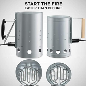 Pemantik Api Elektronik Portabel untuk <span class=keywords><strong>BBQ</strong></span> dengan Gagang Kayu, Pemantik Arang <span class=keywords><strong>BBQ</strong></span> - Product Image 3