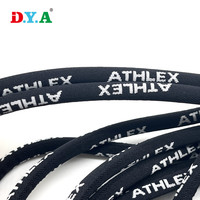 Cordon en nylon tissé jacquard avec logo personnalisé, cordon rond en polyester pour vêtement, cordon de serrage