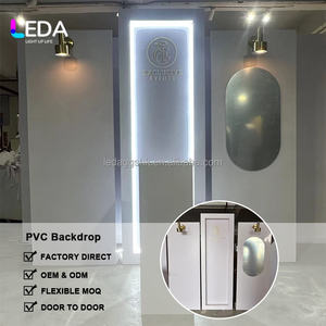 LEDA Custom Modern Wedding Backdrops White <b>Acrylic</b> <b>Mirror</b> Name List Welcome Sign Wedding Hall Reception Events Decor - Product Image 2