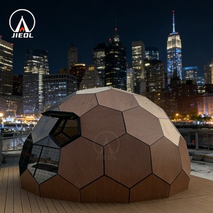 JIEOL A5 20 ㎡   Carpa Domo de Cristal para 1-2 Personas, Glamping Estadounidense con Muebles de Madera Sólida - Product Image 4