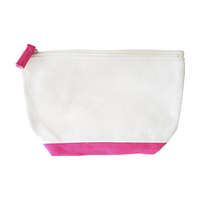 Pochette de rangement cosmétique à fermeture éclair, sac en toile épaisse coloré pour jetons de mahjong américain, personnalisé