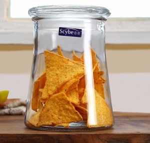 쿠키 및 기타 식품 품목 식품 저장 및 용기 보관을위한 가정용 900ml 유리병 - Product Image 4