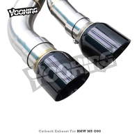 Échappement Catback Valvetronic Racing SS304 avec tuyau en Z pour BMW M5/M6 G90/G99 LCI 4.4T 2024-2025 avec silencieux à clapets