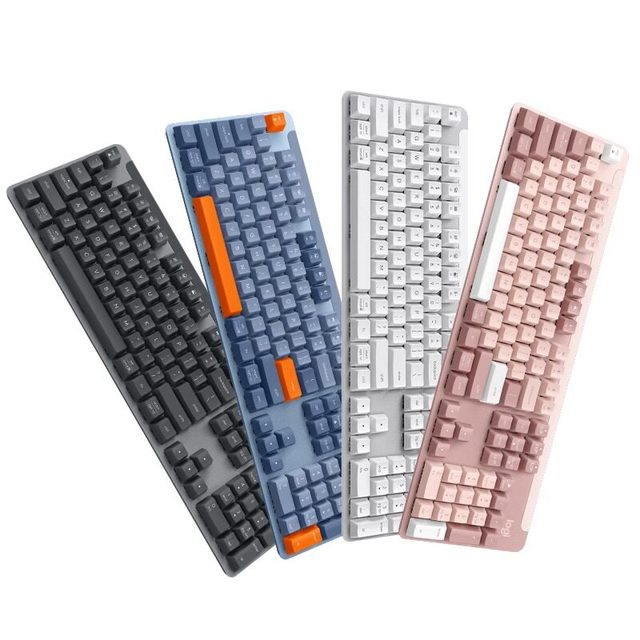 Logitech K865 Preferred Series Full Size Wireless Mechanical Keyboard 2.4G Programmable Laptop Game Office Ergonomic Design