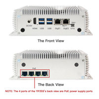 Jetson Orin Nano 4G AI BOX PC 11F2E6 Ordinateur de contrôle industriel, machine d'intelligence embarquée, ordinateur de périphérie