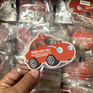 Premium Custom Designed Cross Style Silk Screen Printed <b>Paper</b> Car Air Freshener Business Gift Multiple Scents for Holiday - Product Image 6
