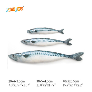 Juego de Juguetes para Gatos de Peluche Suave con Diseño de Pez, con Catnip, Venta al Por Mayor del Fabricante Famipet - Product Image 6