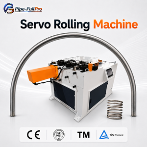 Seven Roller Pipe Rolling <b>Machine</b> CNC Servo Tube <b>Bending</b> <b>Machine</b> 40mm Round Square Rectangular Tube Pre-<b>bending</b> Arc Spiral Coil - Product Image 1